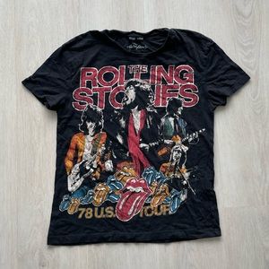 ZARA Rolling Stone Graphic Vintage Style Tee